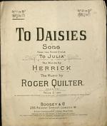 To daisies : op. 8, no. 3